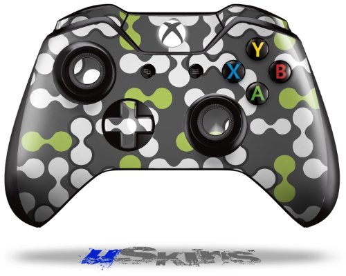 Wapptorskinz Decalpe Style Vinyl Skin Wrap Compatível com o controlador sem fio Xbox One Original Locknodes 04 Sage Green