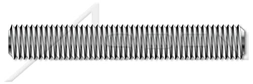 M14-2.0 x 1m, DIN 976-1, métrica, pregos, fio esquerdo, fio completo, a2 aço inoxidável A2