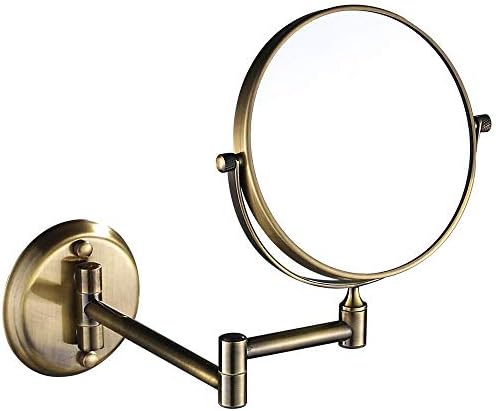 Lianxiao - espelhos de maquiagem montados na parede, ampliando estende o espelho cosmético de espelho cosmético ajustável espelho de banheiro
