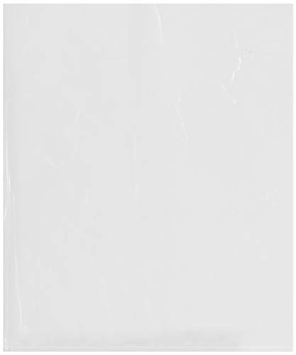 Plymor Flat Open Clear Plastic Poly Sags, 2 mil, 15 x 18