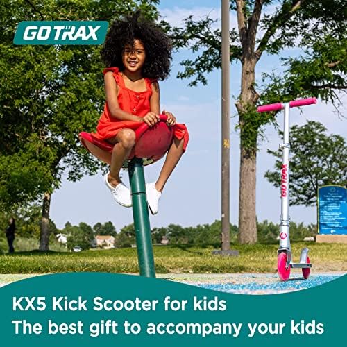 Scooter de chute gotrax kx5, 3 alturas ajustáveis ​​e rodas piscantes de 5 Scooter infantil, scooter de liga de alumínio leve para crianças meninos meninos de 4-9