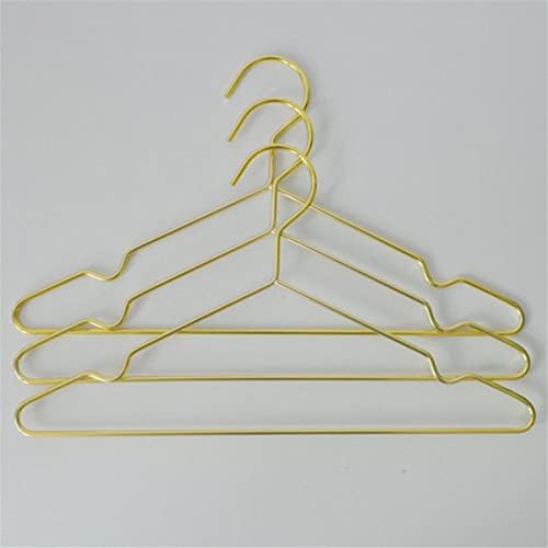 Fã Ye 10pcs cabides de metal para crianças roupas não deslizam roupas de bebê secando rack de pequenas saias camisas