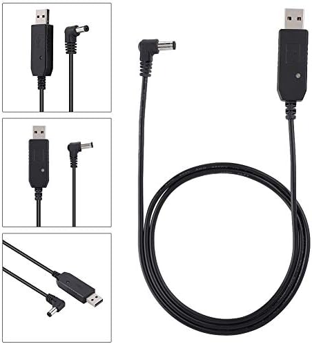 Topincn Universal USB Charger Transformer Cable, cabo de carregador USB, portátil para qualquer porta USB UV-5R UV-82 BF-F8HP UV-82HP UV-9R Plus Bao-Feng Walkie Talkie Bao-Feng