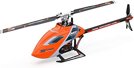 Omphobby M2 EVO RC Helicóptero para adultos Motores sem escova dupla Motores sem escova direta Helicópteros de 6 canais