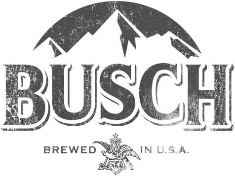 Busch Beer Shirt Logo Vintage Men e feminino Tees de manga curta, camisetas unissex