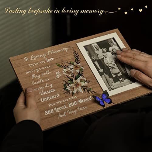 Hn Haiinaa Memorial Picture Frames - Em memória amorosa da mãe, pai, vovó, vovô, presentes de simpatia por perda de um presente
