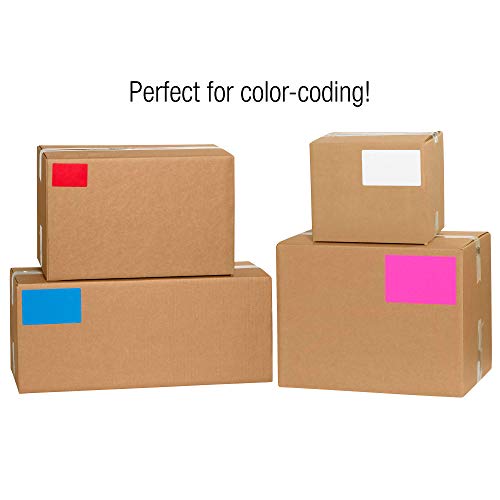 Tape Logic® Inventory Retângulo, 3 x 6, laranja fluorescente, 250/roll
