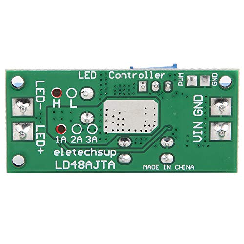 Conversor atual do regulador PWM, Proteção de LED de LED da placa de motorista LED 1-3A 72W DC 6-50V para produtos domésticos