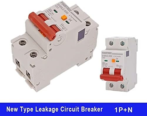 Basni 1pcs 2p 230V RCBO MCB Circuito de disjuntor de corrente residual do circuito com a corrente 10-63A