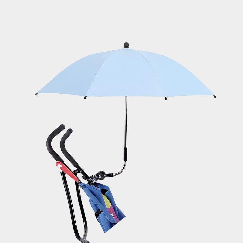 Baby Stroller Parasol UNIGULADOR UNIVERSAL COM CLAMP 360 graus Proteção UV Sol Shade Sun Gubla à prova d'água para carrinho de bicicleta Cadeira de praia Cadeira de praia de 85cm Largura