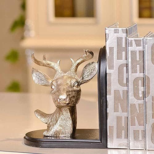 Diário de livros de livros 1 par de europeu Retro Deer Head Creative Crafts Ornamentos de Business Gifts decoração Decoração