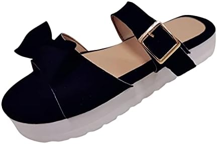 Sandálias de USyfakgh para mulheres sandálias de flip flop para mulheres moda de moda Sapatos casuais respiráveis ​​ao ar livre sandálias de lazer preto, branco, ouro, marrom