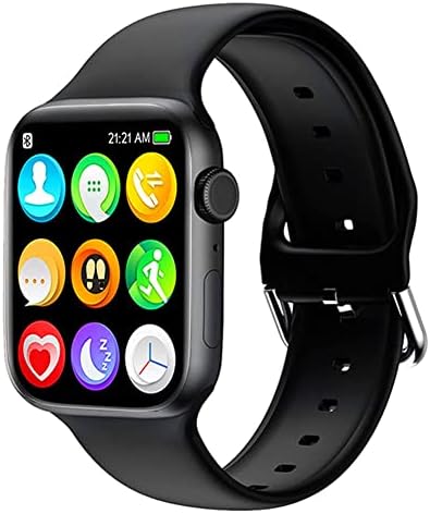 HCHLQL Smart Watch for Android iOS Phones Compatível com o iPhone Samsung LG, 1,75 '' Rastreador de fitness de tela sensível