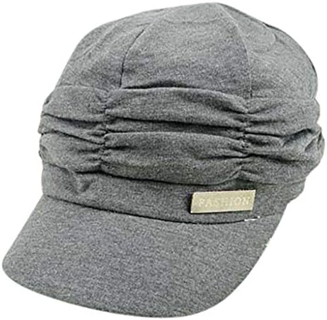 Dbylxmn respirável e confortável algodão de algodão Winter -dobra Mulheres Autumn Baseball Caps Swimming Hat for Girls