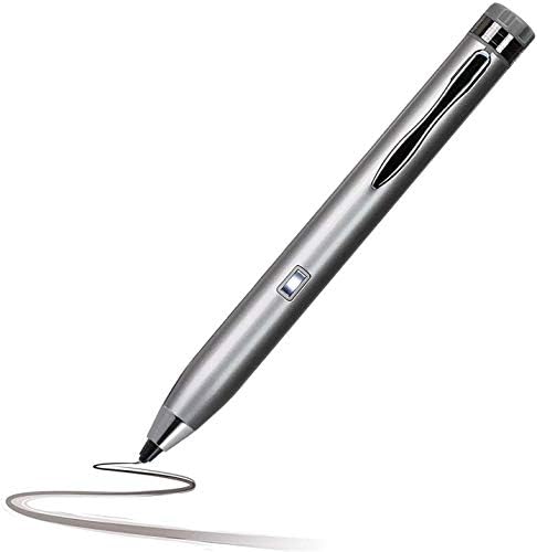 Broonel Silver Mini Fine Point Digital Active Stylus Pen compatível com o Lenovo Lenovo ThinkPad T490S 14 14