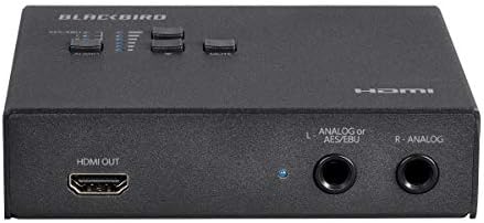 Monoprice Blackbird 4K 6G -SDI para HDMI Converter - Black SDI Loopout, 4K @ 30Hz
