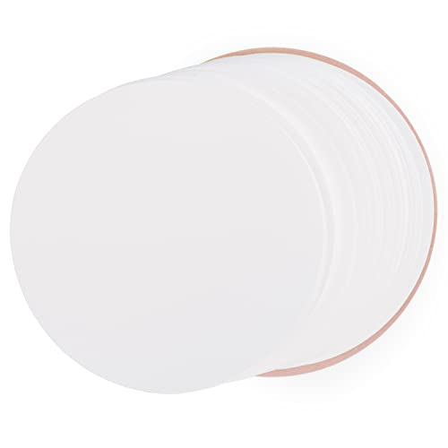 Filtros de membrana de nylon de 50 pacote Stonylab, filtros de disco de membrana de nylon hidrofílicos com tamanho de poro de 0,45 μm e 47 mm de diâmetro