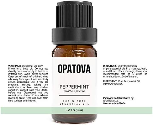 Óleo de alecrim do Rosemary Opatova natural não diluído, grau terapêutico para difusor, umidificador, massagem, aromaterapia