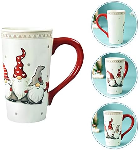 Zerodeko Christmas Coffee caneca caneca de café caneca de cerâmica xícara de chá gnome xícara de leite festivo xícara