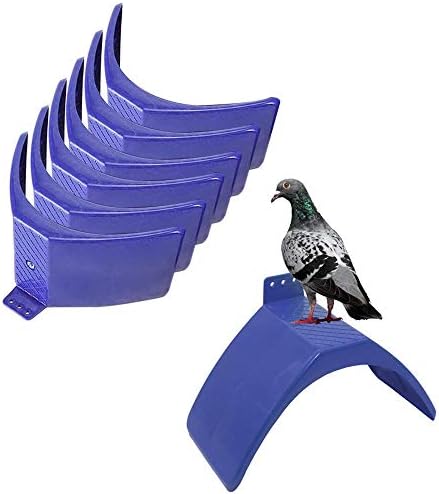 Pesandy Dove Rest Stand, 6pcs Pombos leves Rest Stand Bird Bird Birt para pombos de pomba e outros pássaros, pombo -de -plástico durável a poupos de pombos de pombos de pombos de pombos de pombos de pombos