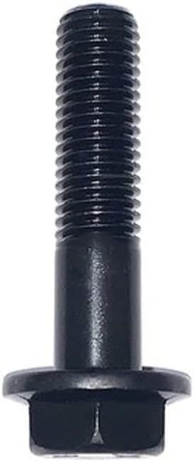 2pcs m8*45mm cor preta cor externa flange cabeça lengththing parafuso da máquina de parafuso de 10,9 grau de aço carbono