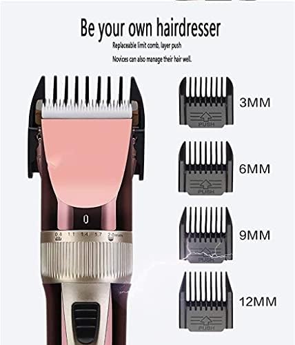 MXJCC Professional Hair Clippers and Trimmer Kit para homens - kit de corte de cabelo sem barbeiro sem fio, kit de corte de cabelo