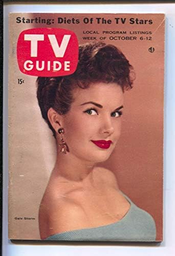 Guia de TV 10/6/1956 GALE Storm Cover-Eastern Illinois-No-News Stand Copy-TV History-VF