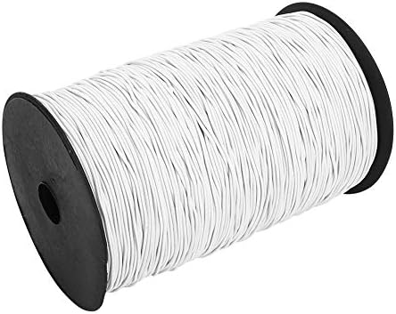 FDIT 1,5 mm 500m Redonda redonda corda de corda branca Earloop cordão de orelha corda corda artesanal