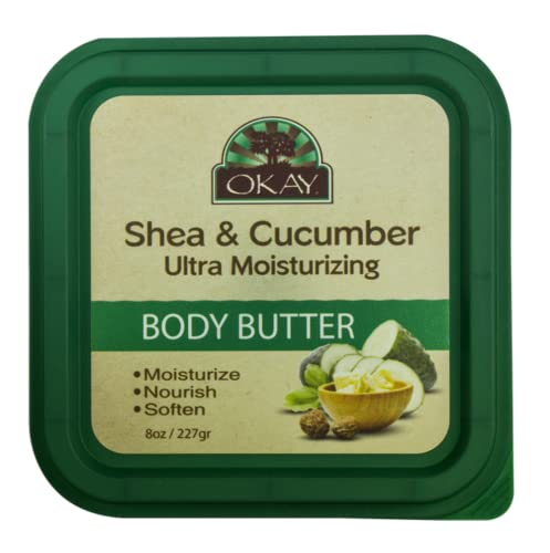 Ok Shea e pepino ultra -hidratante manteiga corporal 7 oz peso