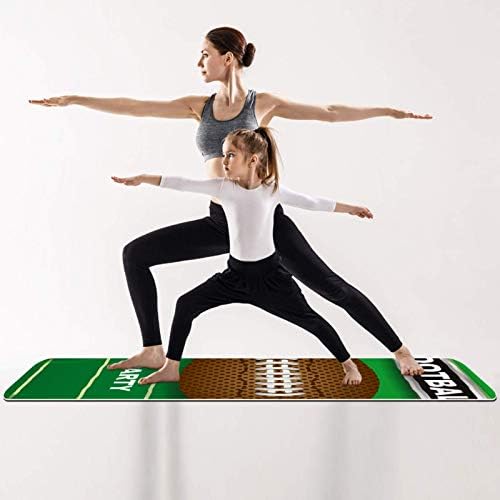 Leveis Yoga Mat Football Party Gross Non Slip Exercício Tapetes para viagens de academia em casa