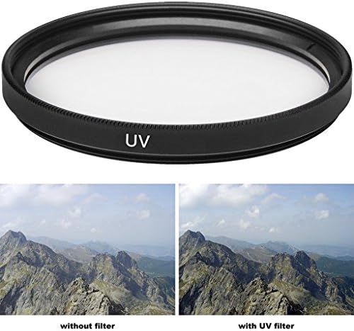 Filtro de UV de 55 mm MC de 55 mm MC: Canon EF-M 11-22mm f/4-5.6 é o filtro ultravioleta STM 55mm, filtro UV de 55 mm, filtro UV