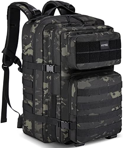 Mochila tática militar de homiee 45l Rucksack grande exército de 3 dias Pacote