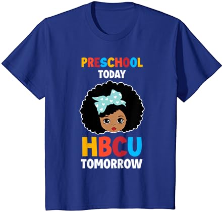 T-shirt da pré-escola hoje HBCU Amanhã Historicamente Black