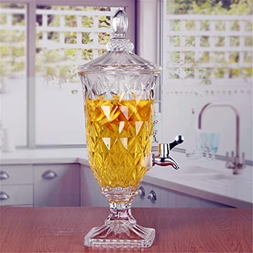 Liuzh Glass Jar Drink Jar Auto -Serviço Máquina de Bebidas com Torneira Dispensador Multifuncional para Drink da Torneira 1.8L