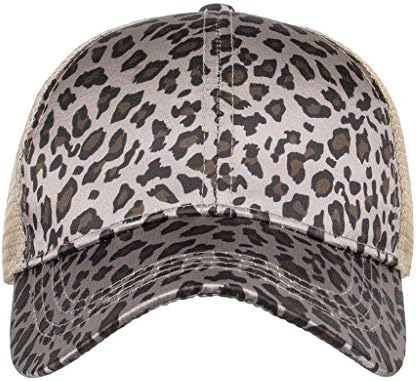 Caps de beisebol de leopardo unissex
