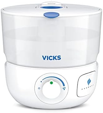 Vicks Easycare+ um umidificador de névoa fria e sem filtro de enchimento superior, pequena sala-para vapores 2 maneiras-Trabalho com