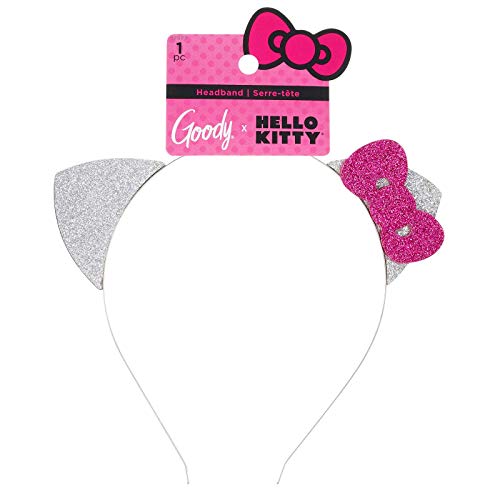 Goody X Hello Kitty Headband com orelhas - conforto adequado para uso do dia todo - para todos os tipos de cabelo - acessórios