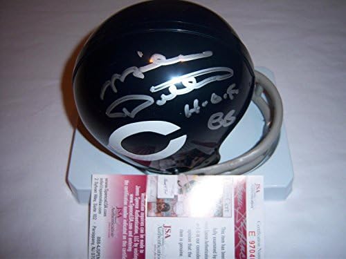 Mike Ditka Bears, HOF JSA/CoA Mini capacete assinado - Mini capacetes da NFL autografados
