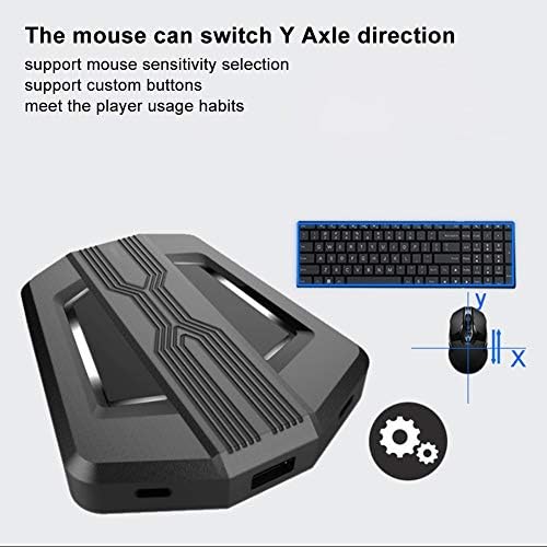 Conversor de teclado e mouse, conversor do mouse sem necessidade de dirigir com interface de áudio de 3,5 mm para casa para