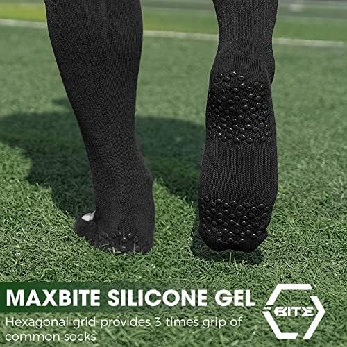 Meias de futebol Rahhint Anti-Slip Slip Grip Socks