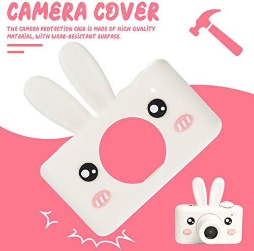 Caixa de câmera digital Kisangel compatível com D3Plus Kids Camera Case para meninas Mini Câmera de Video Cadeir
