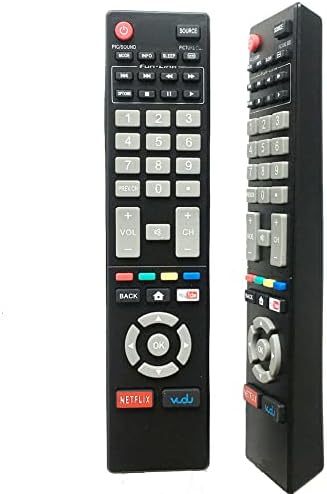 Controle remoto de substituição Compatível para magnavox TV 32mv304/f7 32mv306x/f7 32me402f7 32me402v 32me402v/f7 50mv336x/f7