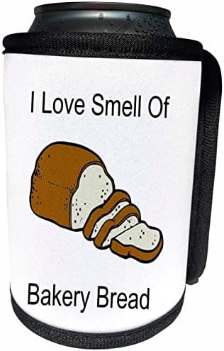 Imagem de 3drose de I Love Smell of Bakery Bread With Cartoon. - LAPA BRANCHA RECERLER WRAP