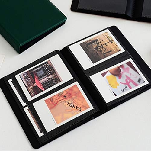 Luyanhapy9 Álbum de fotos, 64 bolsos Love You Foto Album Picture Holder para Polaroid Fujifilm Instax mini Red