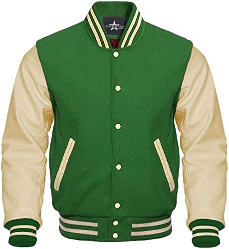 Long Star Baseball Varsity School School Letterman Jacket