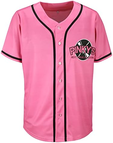 Men's Pinky's na próxima sexta sexta -feira filme camisa de beisebol dia CD Store Sports Fan Hip Hop Jerseys Stitched