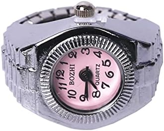 Anéis para mulheres 2023 Presentes de aniversário Assista anel Numerais de moda Round Round Watch Finger Ranings Romanos