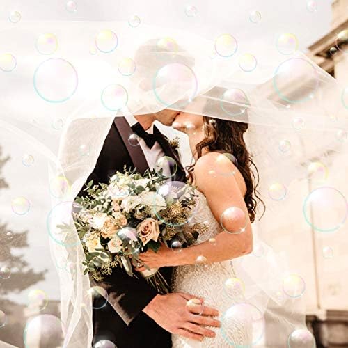 AMOSFUN 12PCS Champagne Bottle Bubbles Bubble Bubble Maker para festa de aniversário de casamento