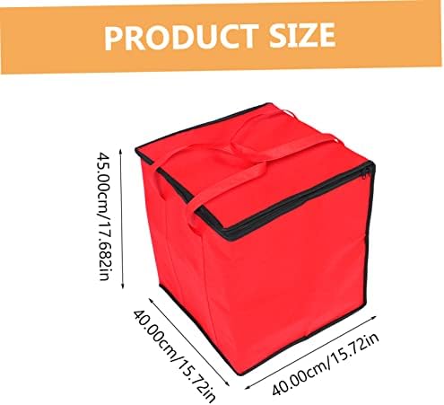 Hanabass 2 PCs Bolsa de resfriador portátil Sacos de compras isolados Sacos de entrega de alimentos aquecidos Material reciclado Bolsa
