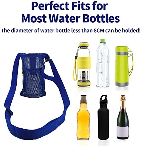 Turmaster de garrafa de água de água portador de garrafa de água com alça de ombro ajustável Manga de bolsa de garrafa de água